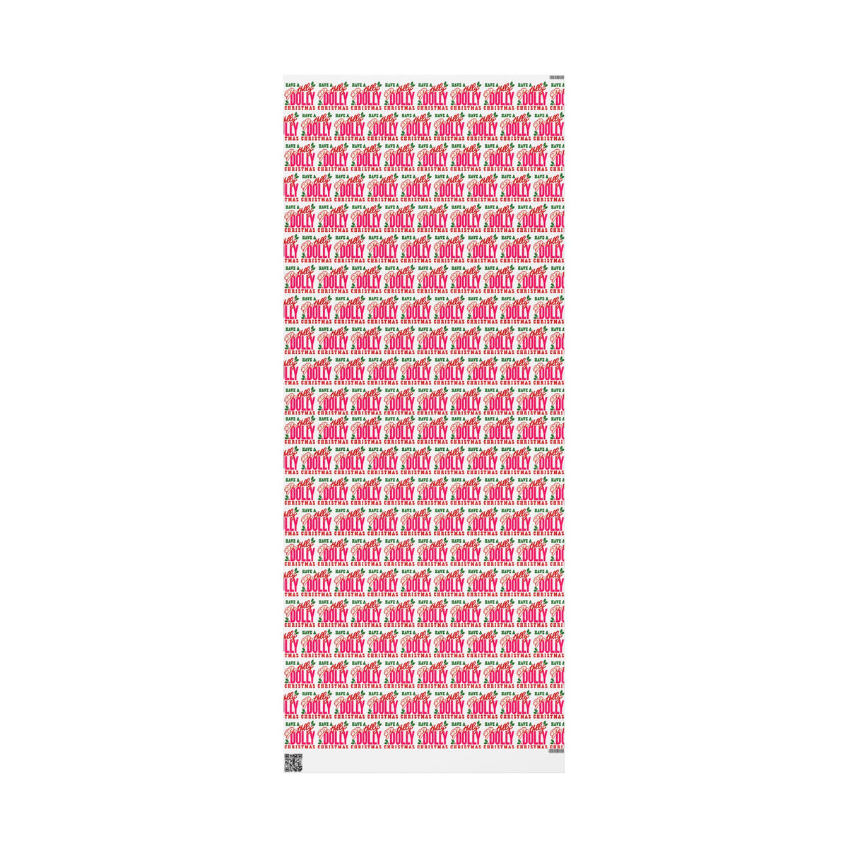 Have A Holly Dolly Christmas Cowgirl Hat Wrapping Paper