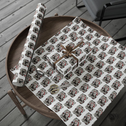 Have A Holly Dolly Christmas Snowy Pines Wrapping Paper
