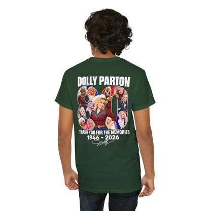 Dolly Parton 80th Anniversary Tee – "Thank You for the Memories" Memorial Shirt
