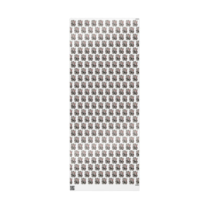 Have A Holly Dolly Christmas Snowy Pines Wrapping Paper