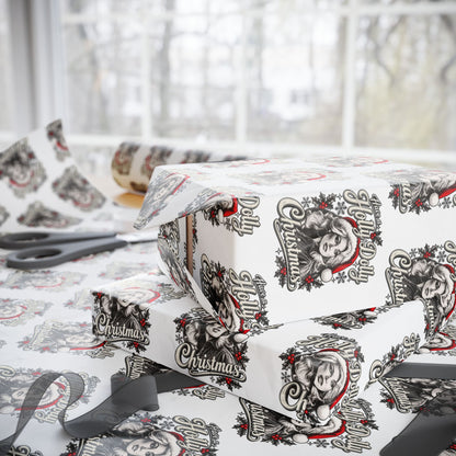Have A Holly Dolly Christmas Snowy Pines Wrapping Paper