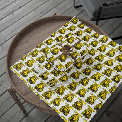 I Beg Your Parton Country Christmas Wrapping Paper | Retro Illustration Pattern gift wrap paper