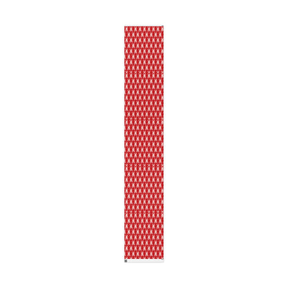Holly Dolly Christmas Vintage Portrait Wrapping Paper | Red Christmas Holiday Gift Wrap Roll