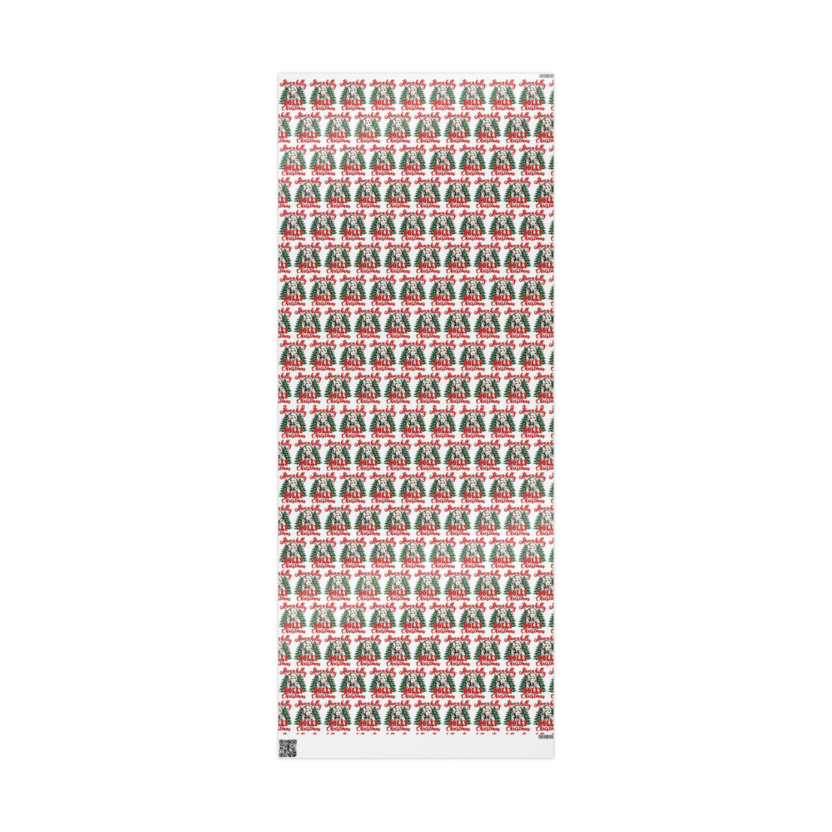 Have A Holly Dolly Christmas Snowy Pines Wrapping Paper