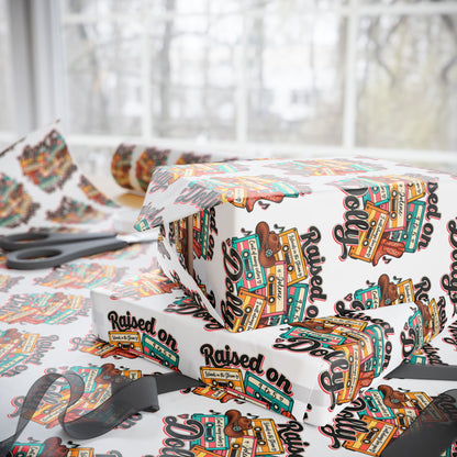 Raised On Dolly Retro Country Christmas Wrapping Paper