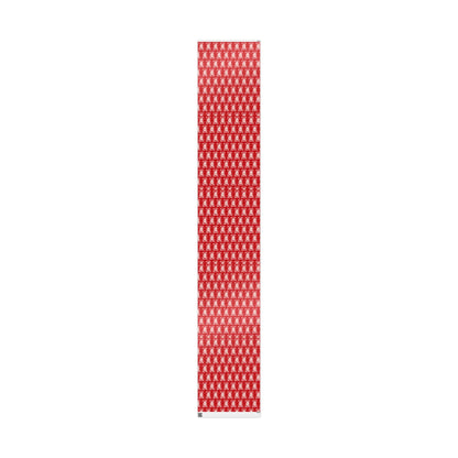 Holly Dolly Christmas Vintage Portrait Wrapping Paper | Red Christmas Holiday Gift Wrap Roll