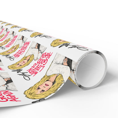 When Life Is Good Again Dolly Christmas Wrapping Paper