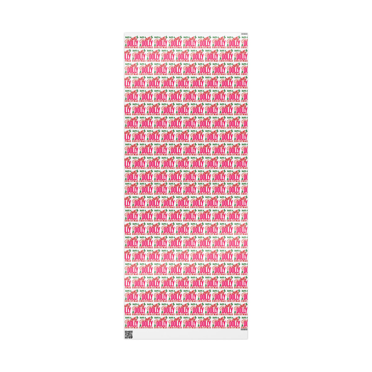Have A Holly Dolly Christmas Cowgirl Hat Wrapping Paper
