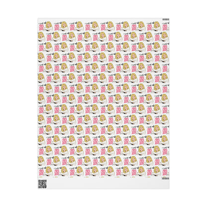 When Life Is Good Again Dolly Christmas Wrapping Paper
