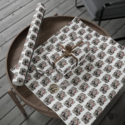 Have A Holly Dolly Christmas Snowy Pines Wrapping Paper