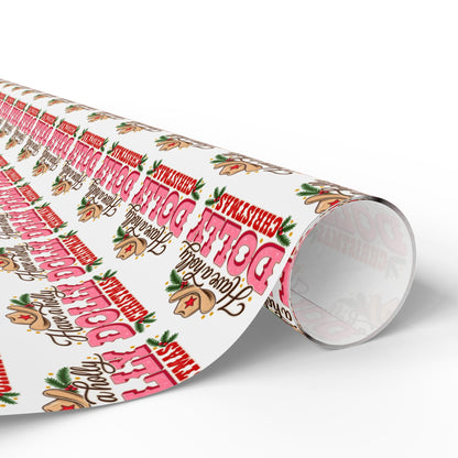 Have A Holly Dolly Christmas Western Wrapping Paper