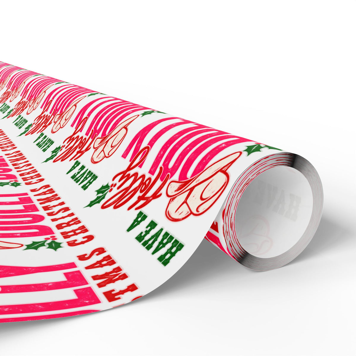 Have A Holly Dolly Christmas Cowgirl Hat Wrapping Paper