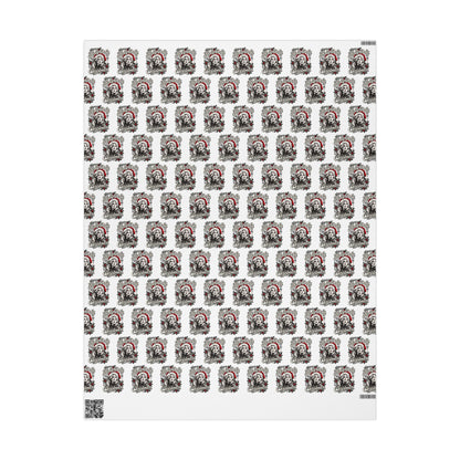 Have A Holly Dolly Christmas Snowy Pines Wrapping Paper
