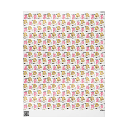 When Life Is Good Again Dolly Christmas Wrapping Paper