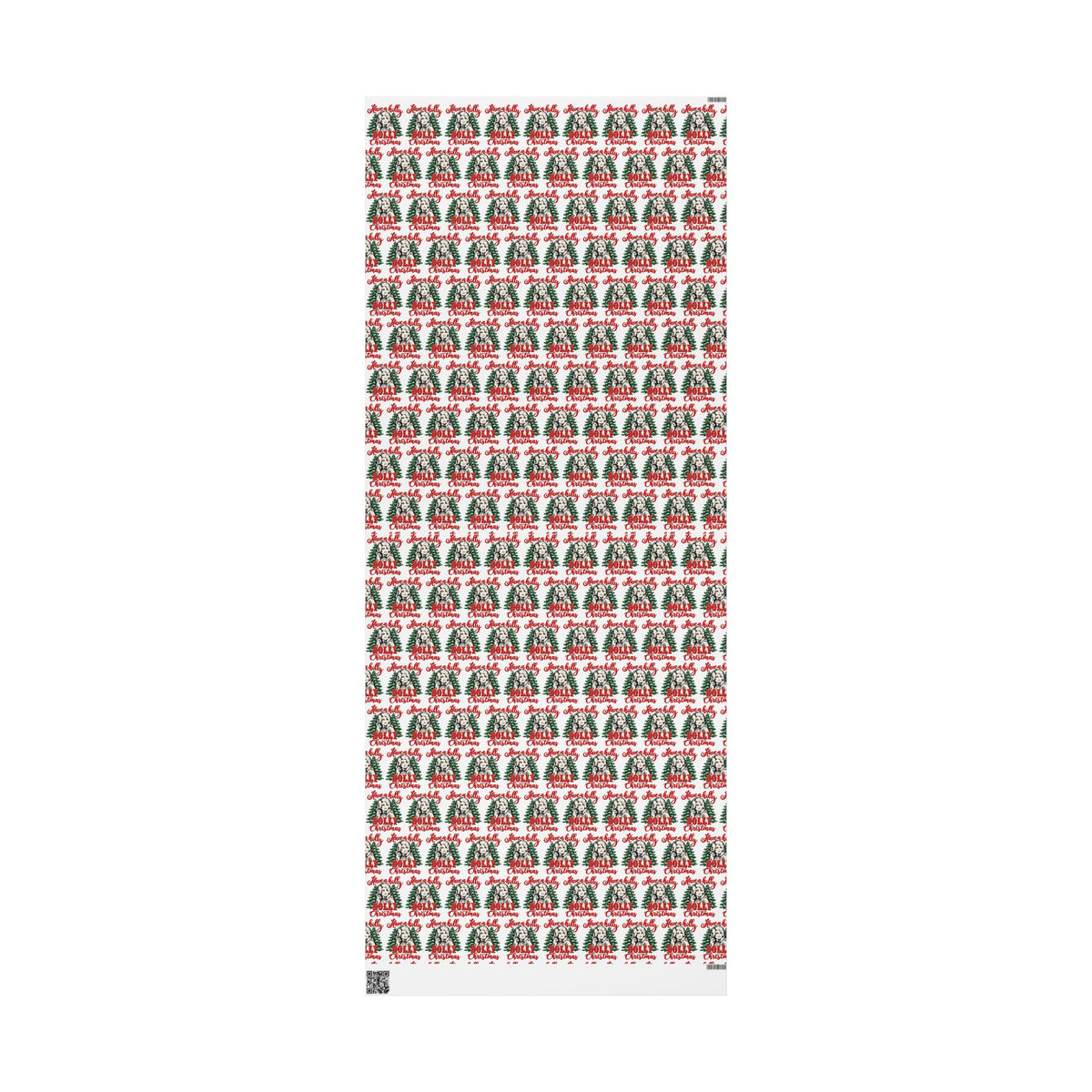Have A Holly Dolly Christmas Snowy Pines Wrapping Paper