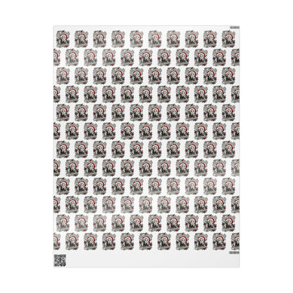 Have A Holly Dolly Christmas Snowy Pines Wrapping Paper
