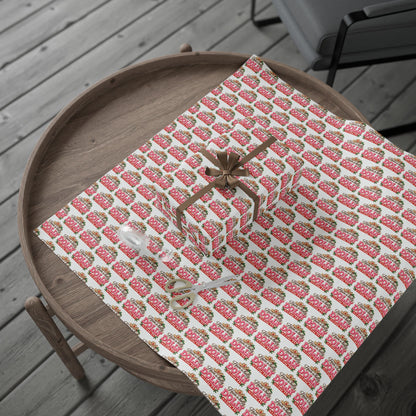Have A Holly Dolly Christmas Western Wrapping Paper