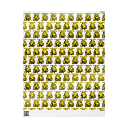 I Beg Your Parton Country Christmas Wrapping Paper | Retro Illustration Pattern gift wrap paper