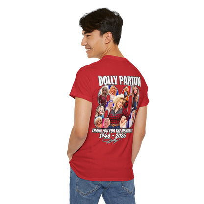 Dolly Parton 80th Anniversary Tee – "Thank You for the Memories" Memorial Shirt