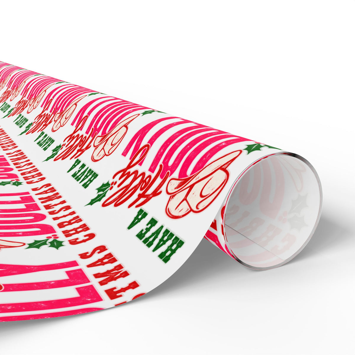 Have A Holly Dolly Christmas Cowgirl Hat Wrapping Paper