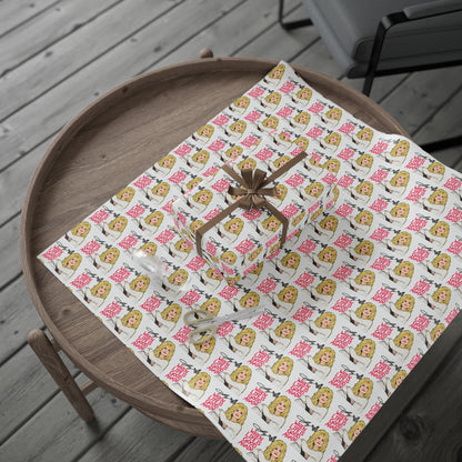 When Life Is Good Again Dolly Christmas Wrapping Paper