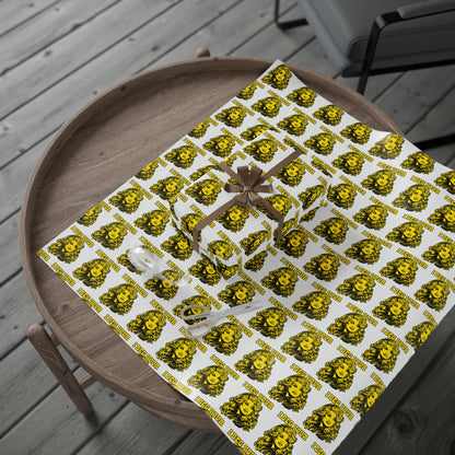 I Beg Your Parton Country Christmas Wrapping Paper | Retro Illustration Pattern gift wrap paper