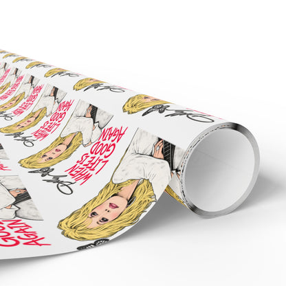 When Life Is Good Again Dolly Christmas Wrapping Paper