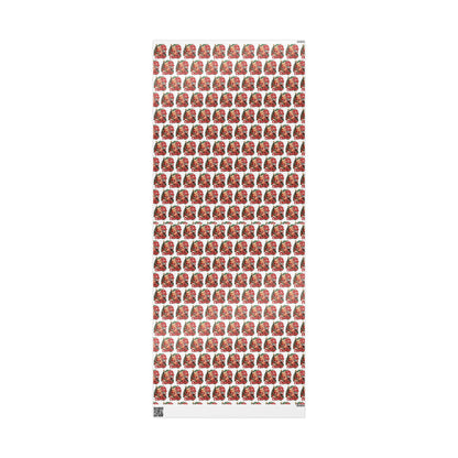 Holly Dolly Country Christmas Cowgirl Wrapping Paper | Christmas Holiday Gift Wrap Roll