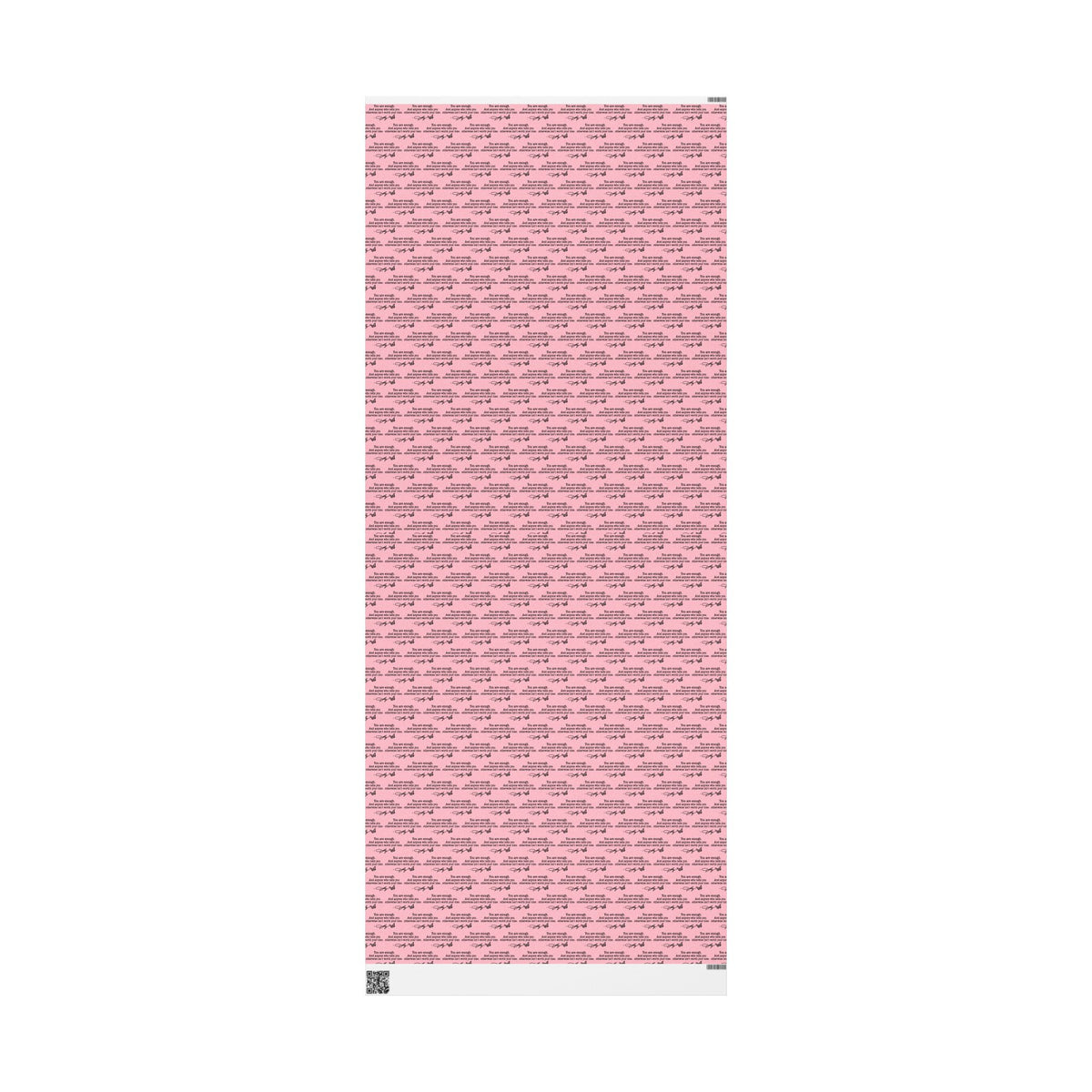 You are enough Have A Holly Dolly Christmas Country Music Wrapping Paper  | Pink Typography Gift Wrap