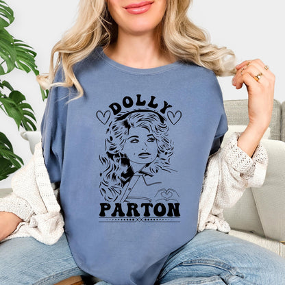 Dolly Parton Rhinestone Cowgirl T-Shirt, Vintage Country Music Tribute Tee, Western Singer Graphic Shirt, Retro Fan Apparel