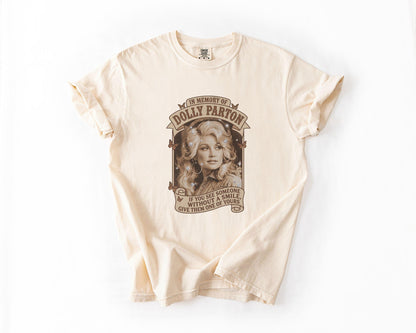 Dolly Parton Memorial T-Shirt, Country Music Legend Tribute Tee, Vintage Singer Fan Shirt, Remembrance Graphic Apparel