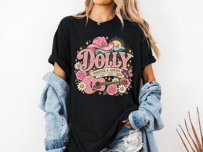 Dolly Parton Queen of Hearts T-Shirt, Country Music Queen Graphic Tee, Retro Heart Design, Vintage Singer Fan Shirt