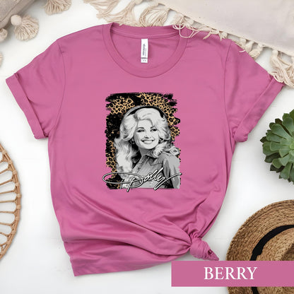 Dolly Parton Rockstar T-Shirt, Country Music Graphic Tee, Vintage Singer Legend Shirt, Concert Fan Apparel