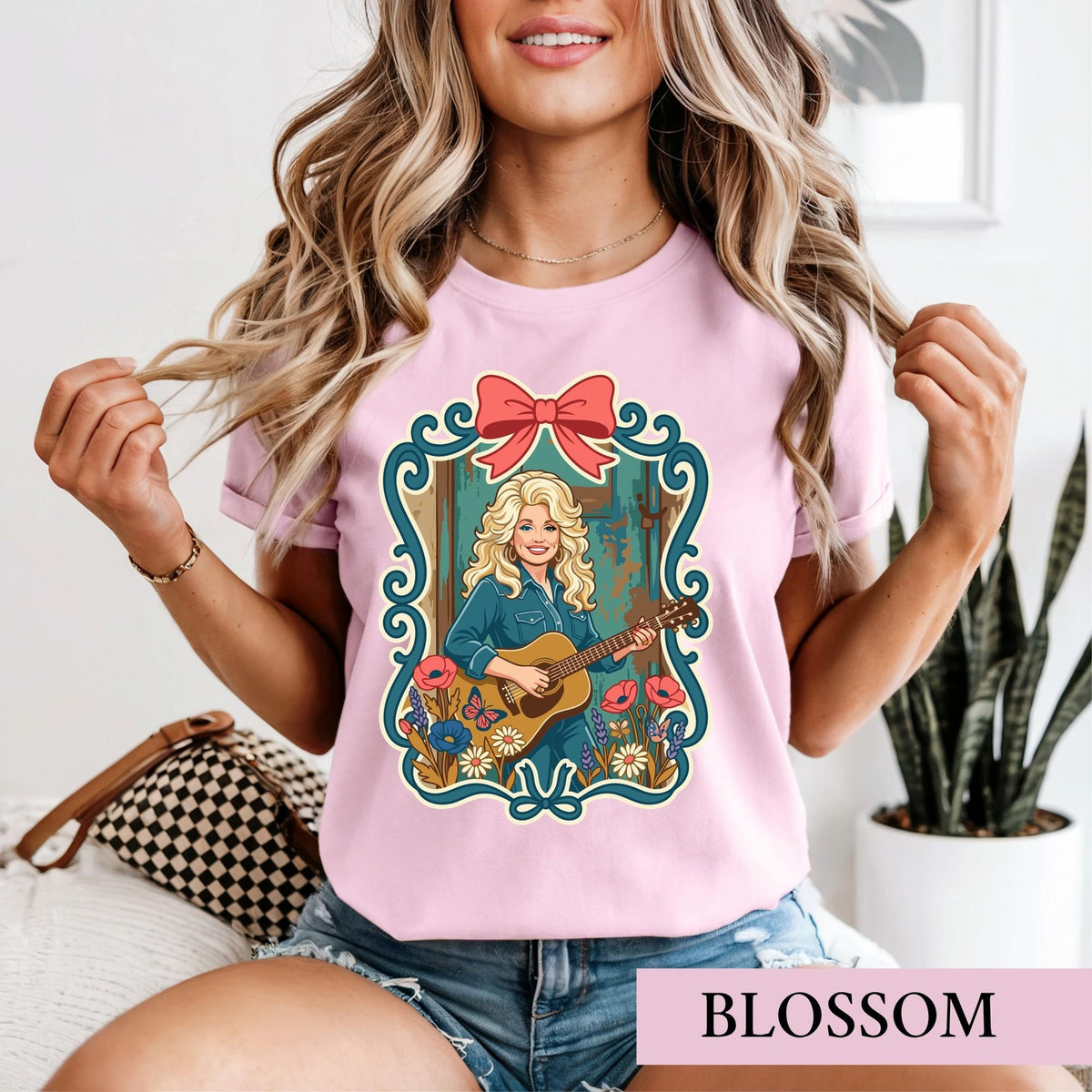 Dolly Parton Leopard Print T-Shirt, Country Music Fan Tee, Western Singer Graphic Shirt, Nashville Gift Apparel