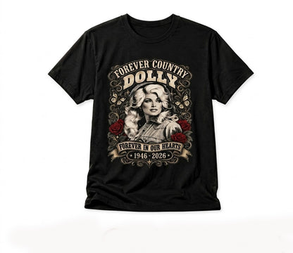Dolly Parton Signature T-Shirt, Vintage Country Music Tribute Tee, Singer Autograph Style Graphic Shirt, Fan Gift Apparel