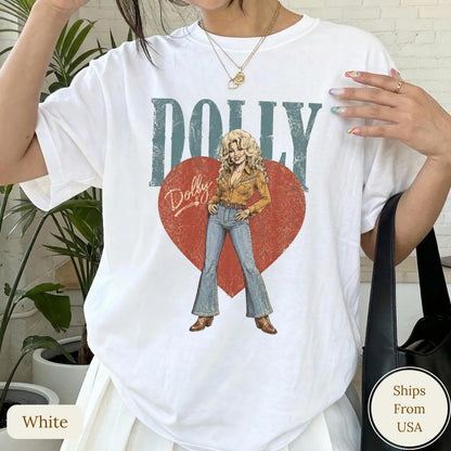 Dolly Parton Live From Nashville T-Shirt, Vintage Country Music Tour Tee, Concert Graphic Shirt, Singer Fan Apparel