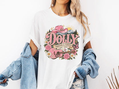 Dolly Parton Queen of Hearts T-Shirt, Country Music Queen Graphic Tee, Retro Heart Design, Vintage Singer Fan Shirt