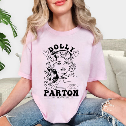 Dolly Parton Rhinestone Cowgirl T-Shirt, Vintage Country Music Tribute Tee, Western Singer Graphic Shirt, Retro Fan Apparel