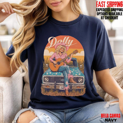 Dolly Parton Country Music T-Shirt, Singer Fan Graphic Tee, Vintage Nashville Music Shirt, Country Lover Gift Apparel