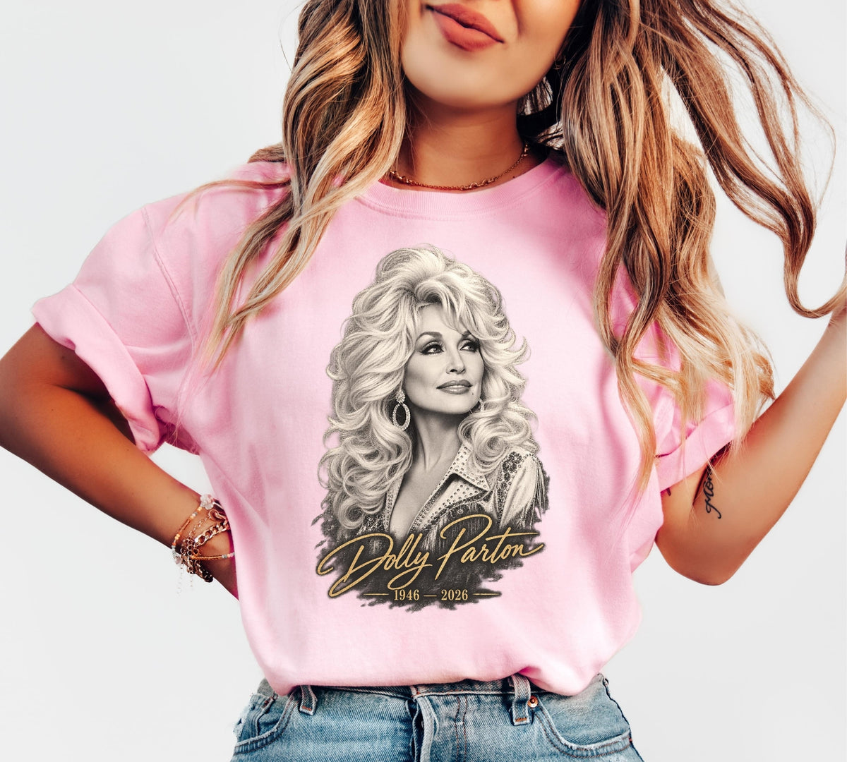 Dolly Parton Memorial T-Shirt, Country Music Legend Tribute Tee, In Loving Memory Graphic Shirt, Vintage Fan Apparel