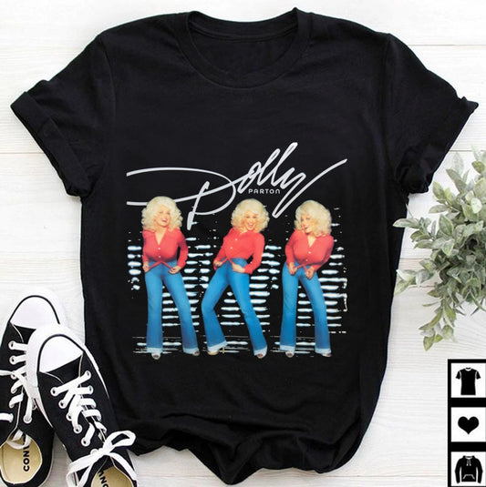 Country Cowgirl Dolly Parton T-Shirt, Country Music Concert Tee, Western Singer Graphic Shirt, Nashville Fan Gift