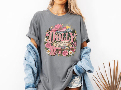 Dolly Parton Queen of Hearts T-Shirt, Country Music Queen Graphic Tee, Retro Heart Design, Vintage Singer Fan Shirt