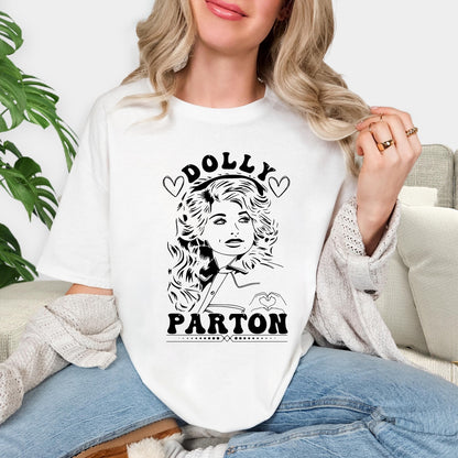 Dolly Parton Rhinestone Cowgirl T-Shirt, Vintage Country Music Tribute Tee, Western Singer Graphic Shirt, Retro Fan Apparel