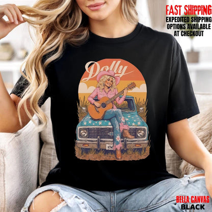 Dolly Parton Country Music T-Shirt, Singer Fan Graphic Tee, Vintage Nashville Music Shirt, Country Lover Gift Apparel