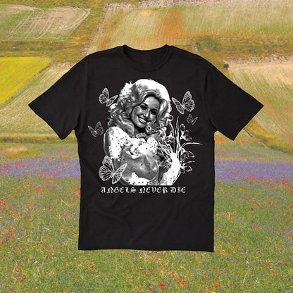Dolly Parton Cowgirl Portrait T-Shirt, Country Music Graphic Tee, Western Singer Shirt, Guitar Fan Gift Apparel