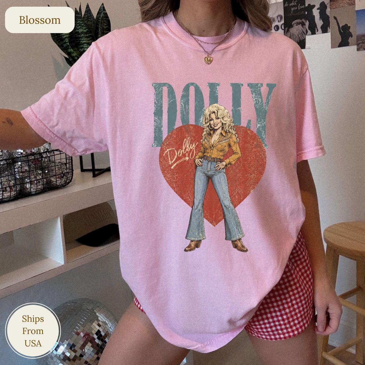 Dolly Parton Live From Nashville T-Shirt, Vintage Country Music Tour Tee, Concert Graphic Shirt, Singer Fan Apparel