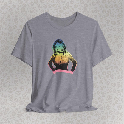 Queen of Country Pop Art T-Shirt, Retro Feminist Graphic Tee, Vintage Music Icon Shirt, Pop Art Fan Apparel
